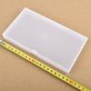1Pc Plastic Transparent Box For Mask Storage Box Large Size Small Accessory Storage Frosted Plastic Box