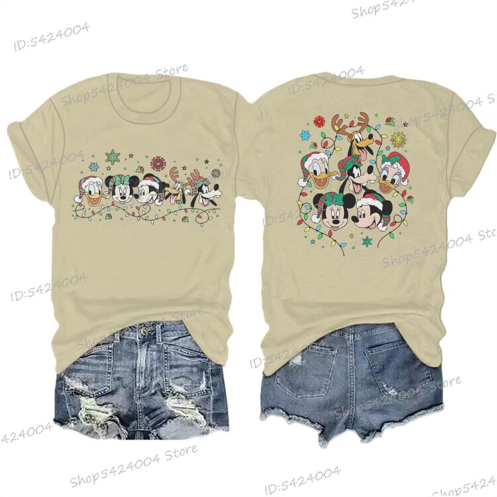 Christmas Mickey Mouse Shirt Mickey Friend Christmas TShirt Merry Christmas Women Men Tshirts