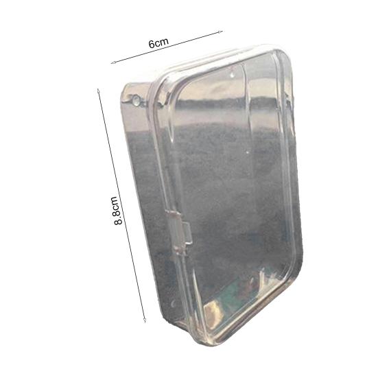 Пластиковый ящик для хранения большой емкости прозрачный полипропиленовый экологически чистый прочный пластиковый корпус