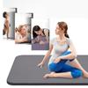 Exercise Mat Black 72x24x0.4in Thick NBR High Safety Anti Slip Texture Easy Furl Pilates Mat for