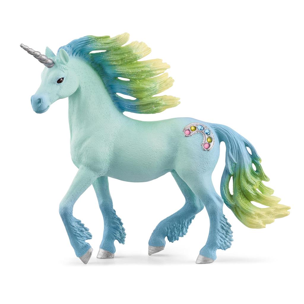 Schleich Bayara Marshmallow Unicorn Ages Realistic Fantasy Toy 70722 (Male) Figure, 5+,