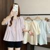 Navava Women Cute Pastel Round Neck Short Sleeve Blouse Nb2622