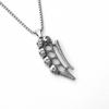 Fashion Titanium Steel Double Snake Pendant Trendy Male Personality Double Snake Wrap Necklace Men