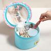 Cute Mushroom Shaped Makeup Cosmetic Bag Portable Large Capacity Toiletry Bag Travel Bag Storage Travel Organizer