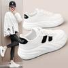 Hy5803 New White Shoes Women's  Spring and Summer Thick Bottom Increased Casual Women's Shoes Wear-Resistant Breathable Student Korean Fashion