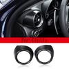 ABS Углеродное волокно Для Alfa Romeo Giulia Stelvio 2017-2020 Декоративная накладка на рамку бокового воздуховода на приборной панели автомобиля Автоаксессуары
