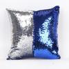 Diy Reversible Sequin Glitter Sofa Cushion Cover Pillow Case Double Gift Color