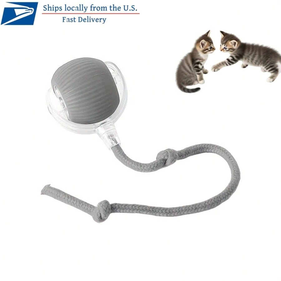 Интерактивный мяч-качалка для собак, Интерактивный умный мяч для собак, 360° Умный автоматический вращающийся мяч-качалка для собак и кошек