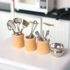 [JN] Миниатюрный набор кухонной утвари 1:Кухонная утварь и инструменты для кукольного домика масштаба 1:12 Декор для кухни кукольного домика Микро-сцена Игра в притворство