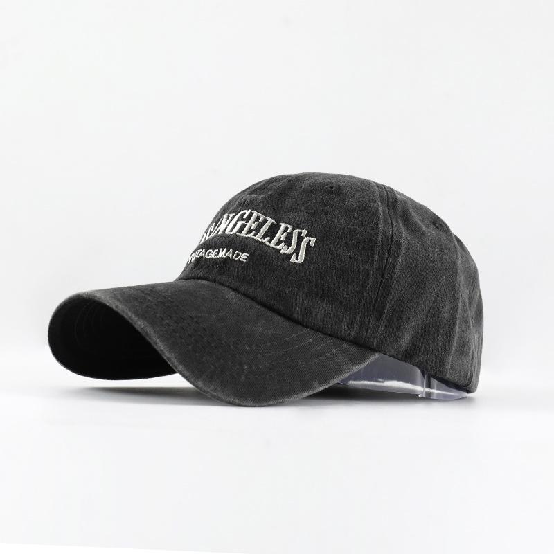 Retro American face small baseball cap children spring and summer washing couple versatile casual cap men