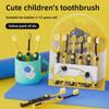 [6 шт. в упаковке] Доступная по цене желтая и черная мягкая детская зубная щетка: Защищает десны, популярен в магазинах и в Интернете.