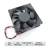 DC 5V 12v 24V 8cm 8010 8015 8025 3pin 4pin Xh 2.54 Brushless Cooling Fan 80x25mm Heatsink Radiator 80x10 80*15 For PC Case GPU
