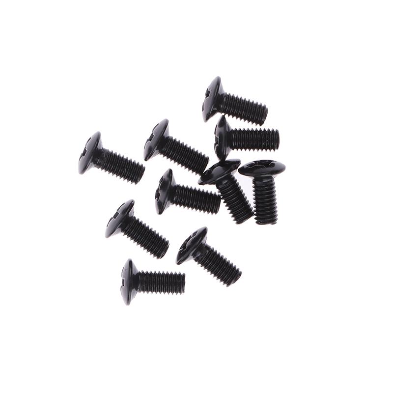 10-Pcs M3 Thread Pickup Selector Screws  - 3-Way 5-Way Toggle Switch Replacement Parts for Electric Guitars