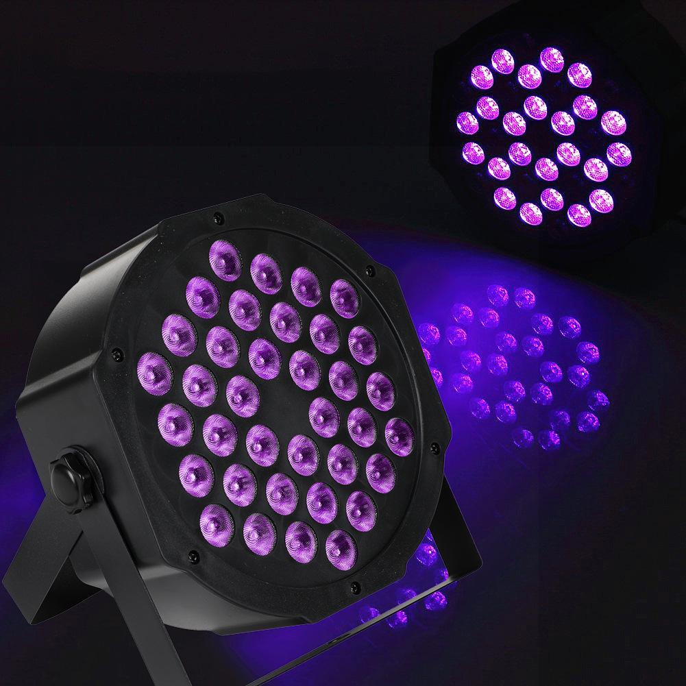УФ-прожектор Par 36 LED с пультом ДУ и звуковым управлением, цветным лазерным эффектом и сценическим прожектором