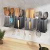 1 шт., держатель для кухонных палочек, многофункциональная подвесная сушилка для посуды, крючки, настенные держатели для ложек и вилок без сверления