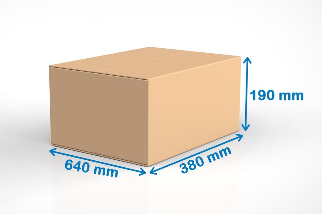 Flap Cardboard 640X380X190Mm 3W B 390G/M2