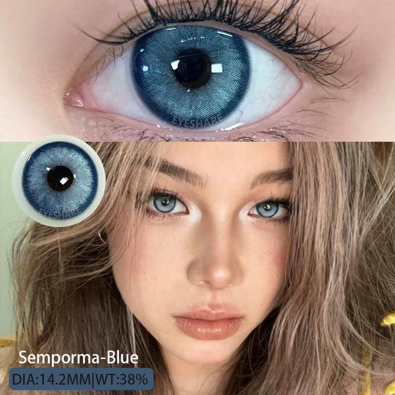 Eyeshare 2 шт./пара цветных контактных линз для глаз, цветные линзы для глаз, НОРВЕГИЯ, контактные линзы, красивая косметика для учеников, ежегодно