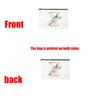 Kawaii Animals Makeup Bag Women Office Supplies Stationery Storage Travel Cosmetic Organizer Eco Canvas Toilet Bags for Ladies
