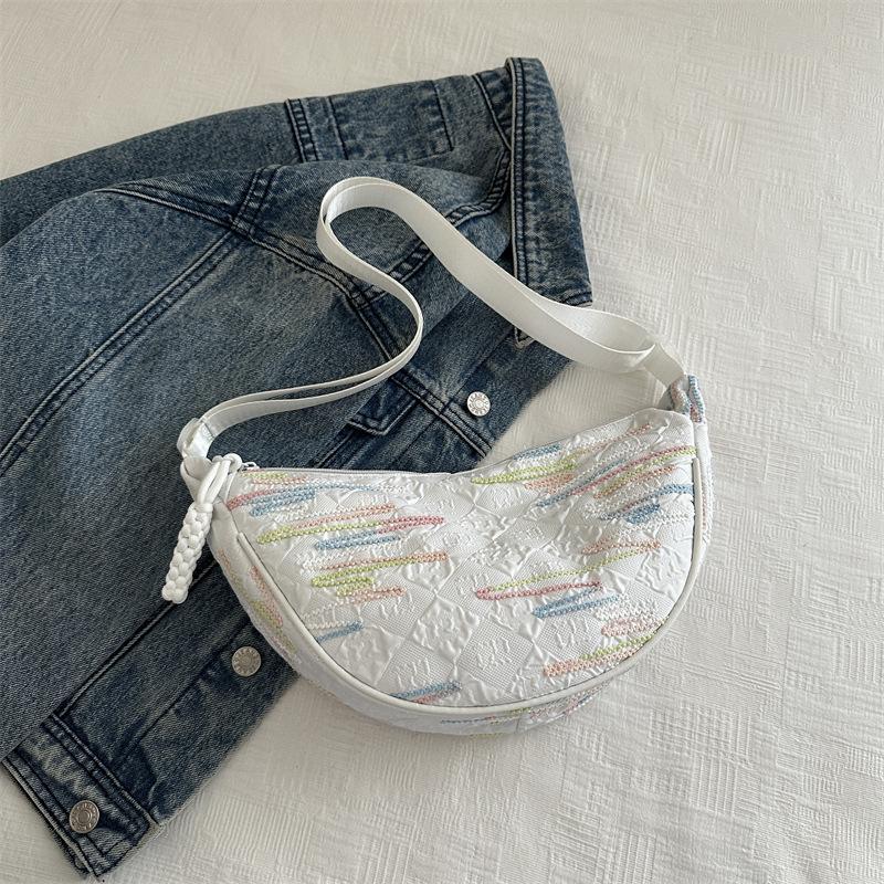 2024 летняя новая симпатичная спортивная корейская версия нишевой сумки-мессенджера для путешествий свежая и простая индивидуальная сумка через плечо