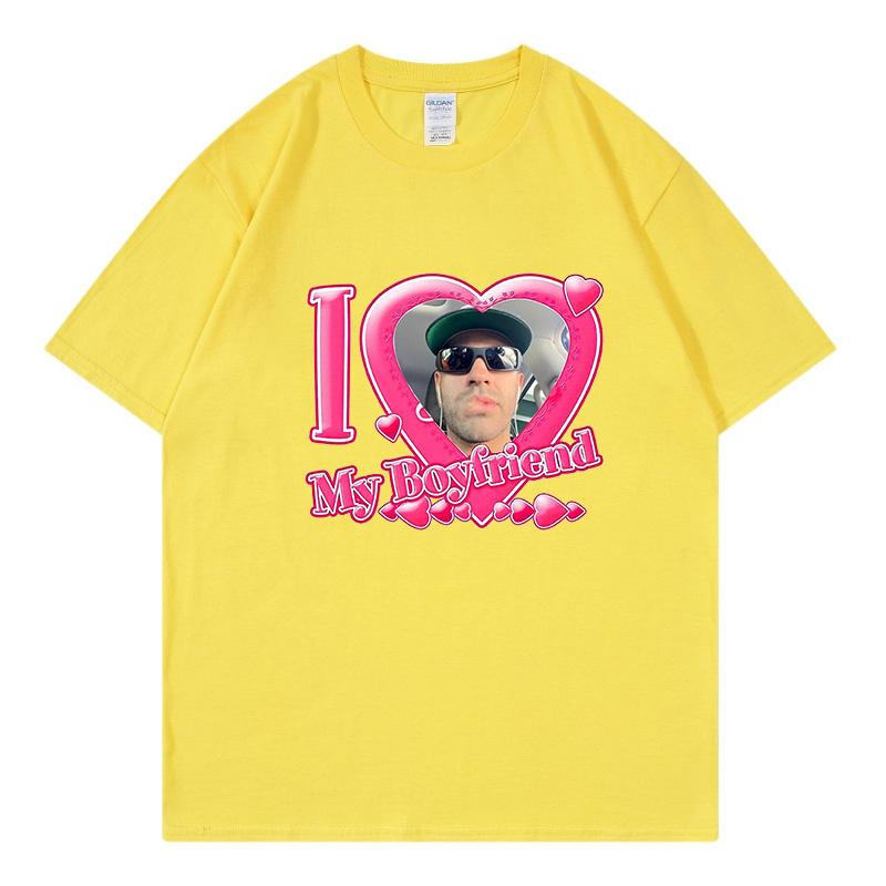 Футболки унисекс Ferxxoo Love Is My Boyfriend, ретро унисекс/женская толстовка с рисунком, винтажная летняя хлопковая футболка, футболка унисекс, классические топы