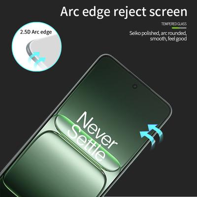 Для OnePlus Ace 5 Racing 5G Защитное стекло MOFI 9H Полный клей Полное покрытие Высокоалюминиево-кремниевое стекло