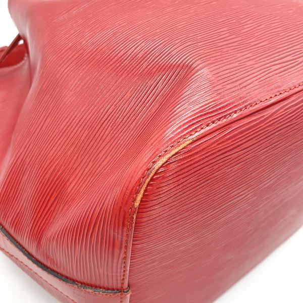 LOUIS VUITTON Epi Petit Noe Shoulder Bag Epi Leather Castarian red Women M44107 Used
