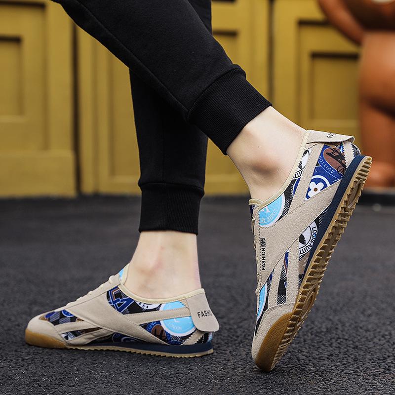 Лето 2024 Мужские дышащие повседневные туфли для вождения - Лоферы на все случаи жизни в стиле Форреста Гампа