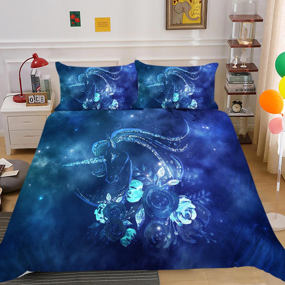 Комплект пододеяльников со звездными животными, домашние покрывала, постельные принадлежности королевского размера, роскошный пододеяльник с наволочкой, романтические комплекты постельного белья