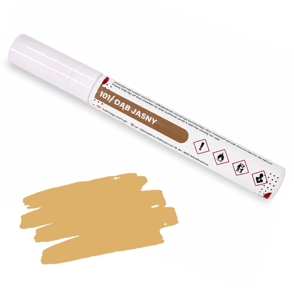 Furniture retouching marker, quick-drying repair pen, LIGHT OAK (101)