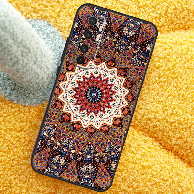 Чехол с цветочным дизайном мандалы для Xiaomi 13T 14T 15T 14 15 Ultra 17 Pro Max Чехол для POCO F8 F7 X7 Pro F5 F6 X5 X6