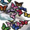 20pcs Butterfly Iron On Patches, 2 Size Embroidered Sew Applique Repair Patch