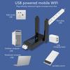 Беспроводной USB-адаптер Wi-Fi для настольного ПК 2.4G/300Mbps Wi-Fi сетевой адаптер для Windows 11/10