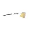 RUDY PROJECT Sports Sunglasses Slim White Gloss Multi Laser Gold Tralyx+ SP785769-0001