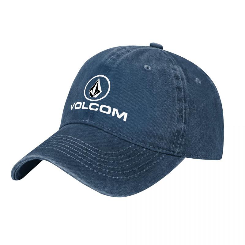 Volcom Logo Washed Cotton Baseball Cap Classic Fit Adjustable Hat with Iconic Brand Embroidery