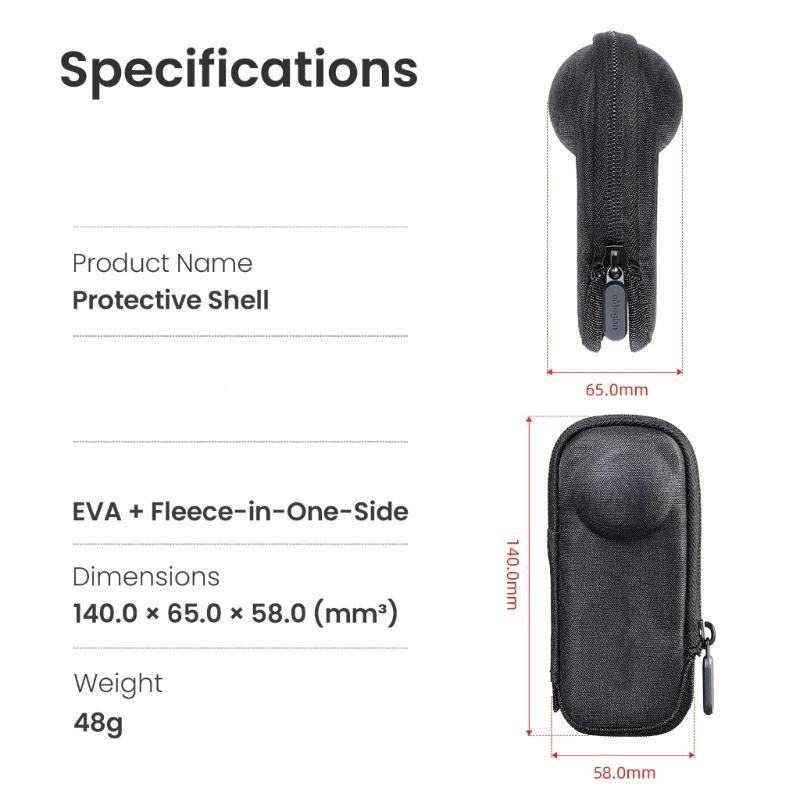 Hard Shell Protective Case Storage Bag For 360 X5 Camera Accessories Portable Travel Storage Carrying Bag