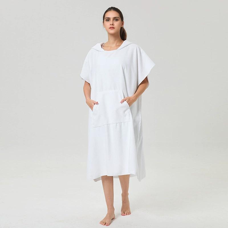 Многофункциональное быстросохнущее пончо-халат: Впитывающее полотенце для йоги, бега, серфинга и спорта