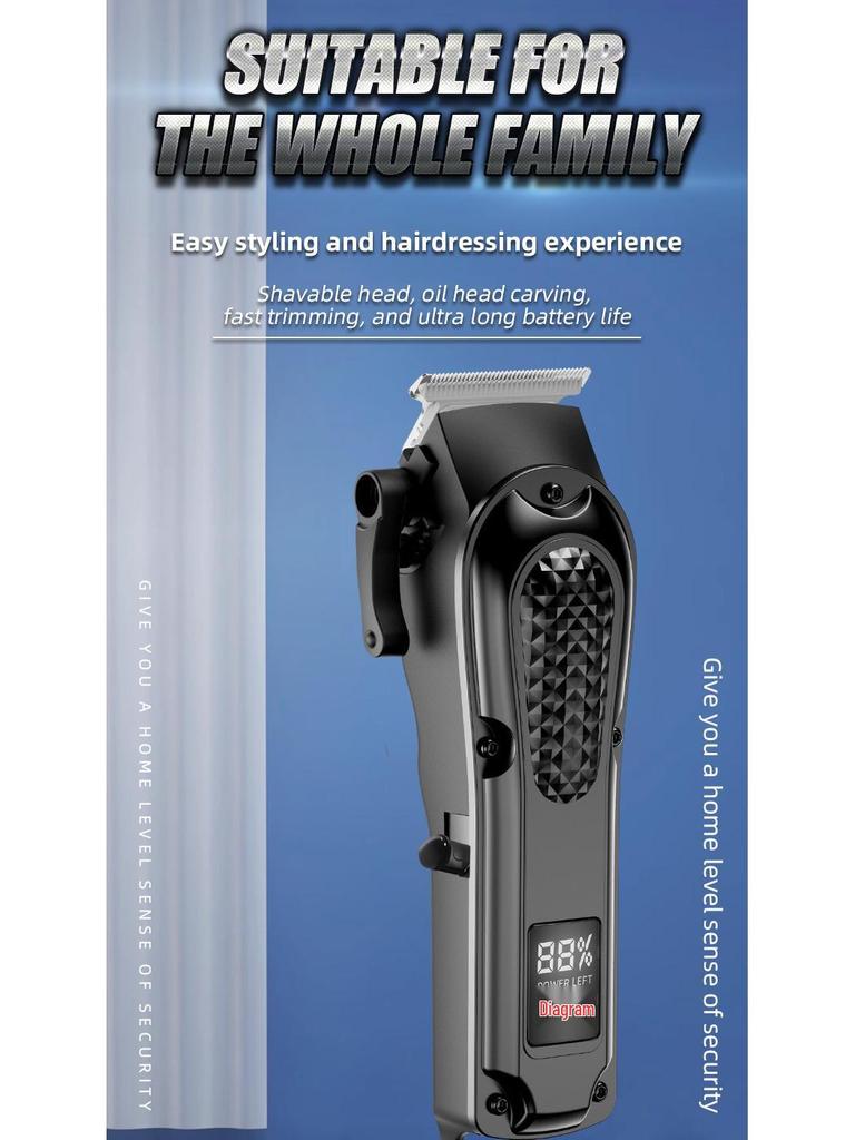 Cross-Border Electric Head Shaver & Shears - Self-Service Crew Cut Salon Clipper