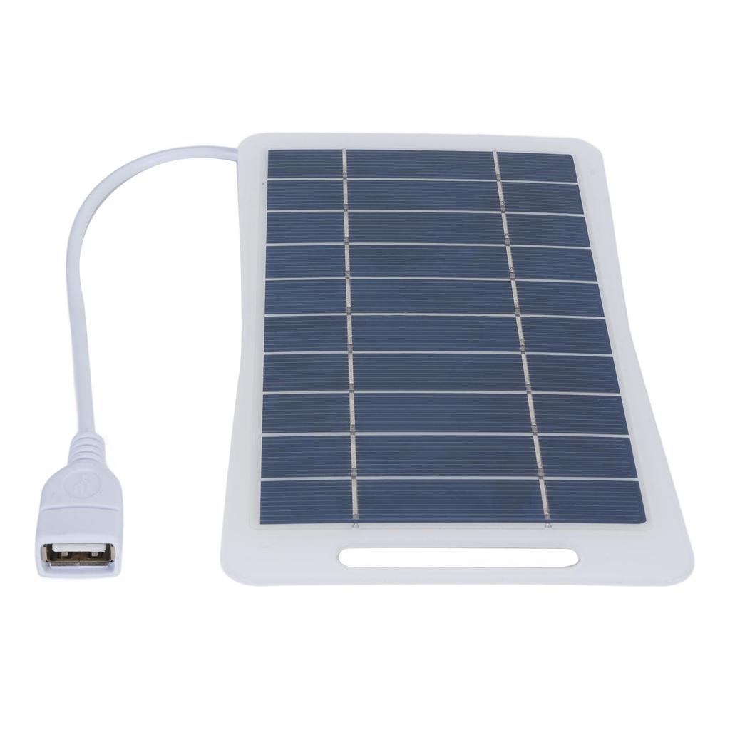 Portable Solar Panel Monocrystalline Silicon USB Solar Charging Panel for Outdoor RV Camping Hiking