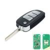 KEYYOU 433MHz 3 Button Flip Key Keyless Entry ID460 ID63 Chip Car Remote Key Fob For Ford Focus Mondeo C Max S Max Galaxy Fiesta