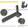 Внутренняя педаль-подставка для левой ноги водителя Совместима с Jeep Wrangler JK & JKU 2007-2018