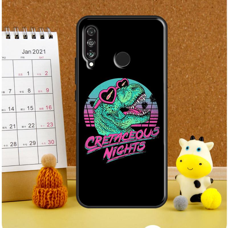 Cute Dino Dinosaur Case For Huawei Nova Y70 Y60 Y61 Y91 Y90 10 9 SE 5T 7i 8i 11i 11 P20 P40 Lite P30 Pro Cover