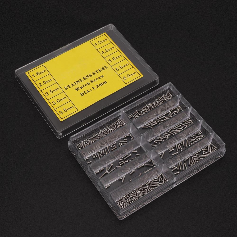 Cross Head Watch Screw 1.6-6.0mm Size Watch Back Screw Stainless Steel Screw Eyeglass Repair