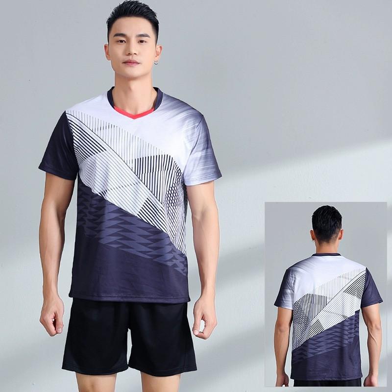 Men Women Quick Dry Sport Set Badminton Tennis Volleyball Training Competition Team Uniform