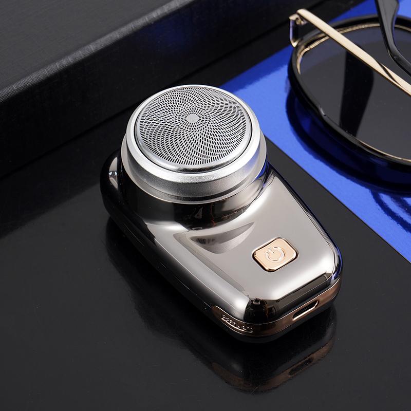 Mini Shaver with Digital Display USB Charging Full Body Wash Compact Portable Travel Beard Knife IPX6 Waterproof, Suitable for H