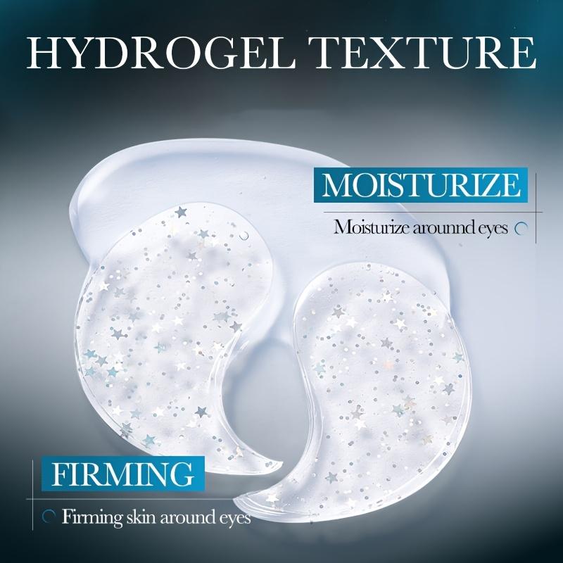 60 Pcs Pearl Starry Sky Eye Mask, Collagen, Reduce Dark Circles, Hypoallergenic Gel, Improve Eye Wrinkles, Rejuvenate Eyes