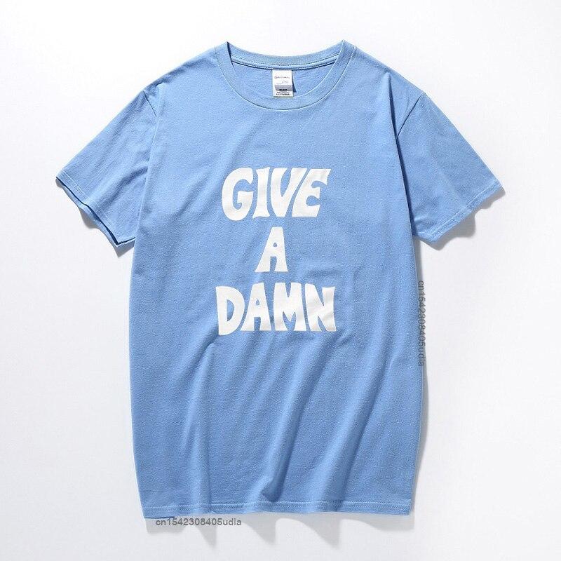 Футболка "Give A Damn", как носит Алекс Тернер, Премиум Хлопок, Музыкальный Топ, Camisetas Hombre, Модная Футболка с Короткими Рукавами