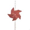 Цепочка для дождя Pinwheel Rain Chain Metal Decorative Decor Home Hanging Желоб для сада