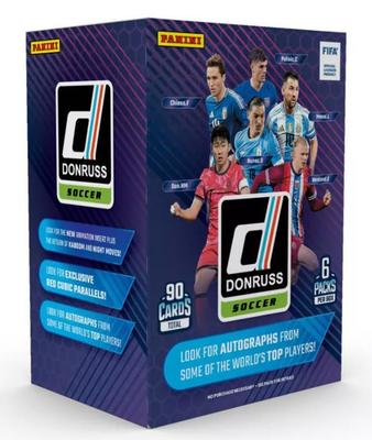 2024-2025 Panini Donruss Футбол Бластер Бокс - 6 Пакетов по 15 Футбольных Карт