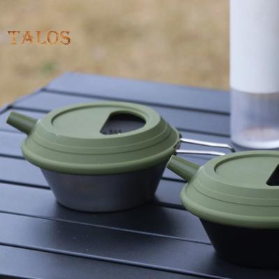 Силиконовая крышка для походной чашки Sierra, устойчивая к высоким и низким температурам, переносная универсальная миска для салата, чая, кофе, ручная крышка для кастрюли