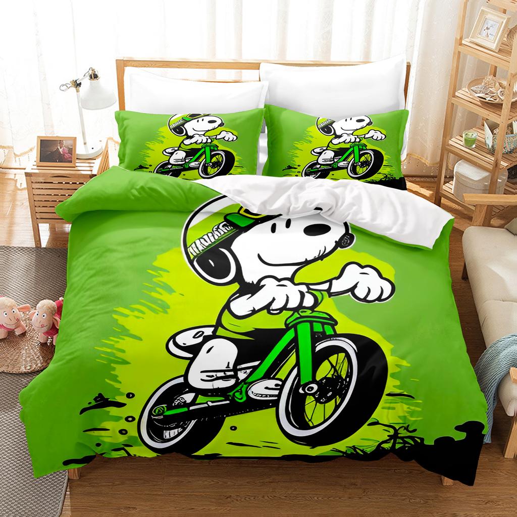 Постельное белье Snoopy Home Комплекты с пододеяльником Комплекты одеял 3-предметный комплект 1 пододеяльник Подходит для детей и взрослых